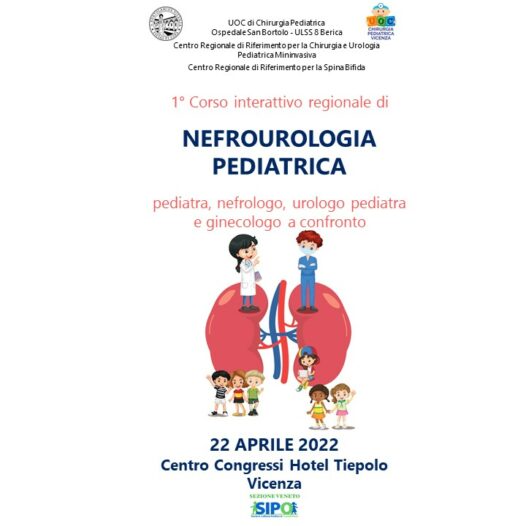 1° Corso interattivo regionale di NEFROUROLOGIA PEDIATRICA. Pediatra, nefrologo, urologo pediatra e ginecologo a confronto