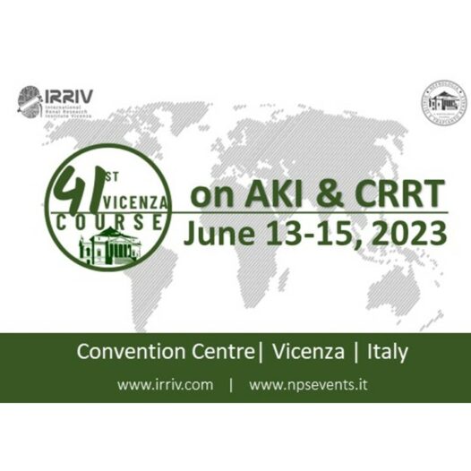 41st Vicenza Course on AKI & CRRT 2023