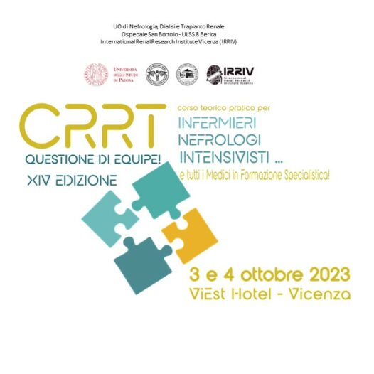 EVENTO CONCLUSO – CRRT Questione di Equipe! XIV edizione