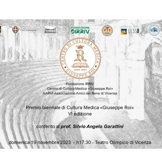 EVENTO CONCLUSO – PREMIO DI CULTURA MEDICA ‘Giuseppe Roi’